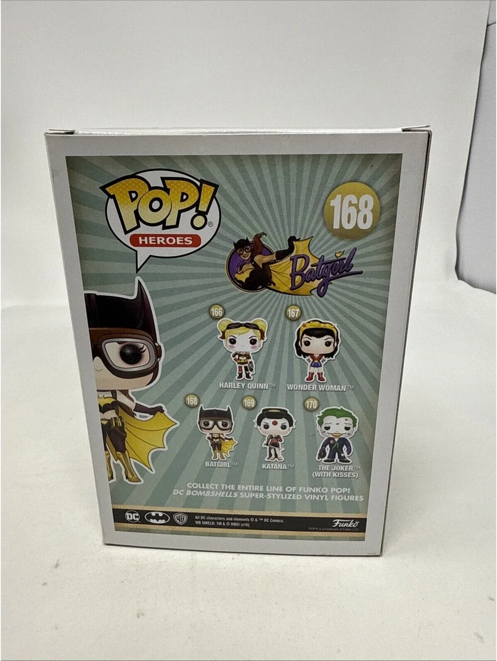 Funko Pop! Heroes DC Comics Bombshell 168 Batgirl Vinyl Figure New